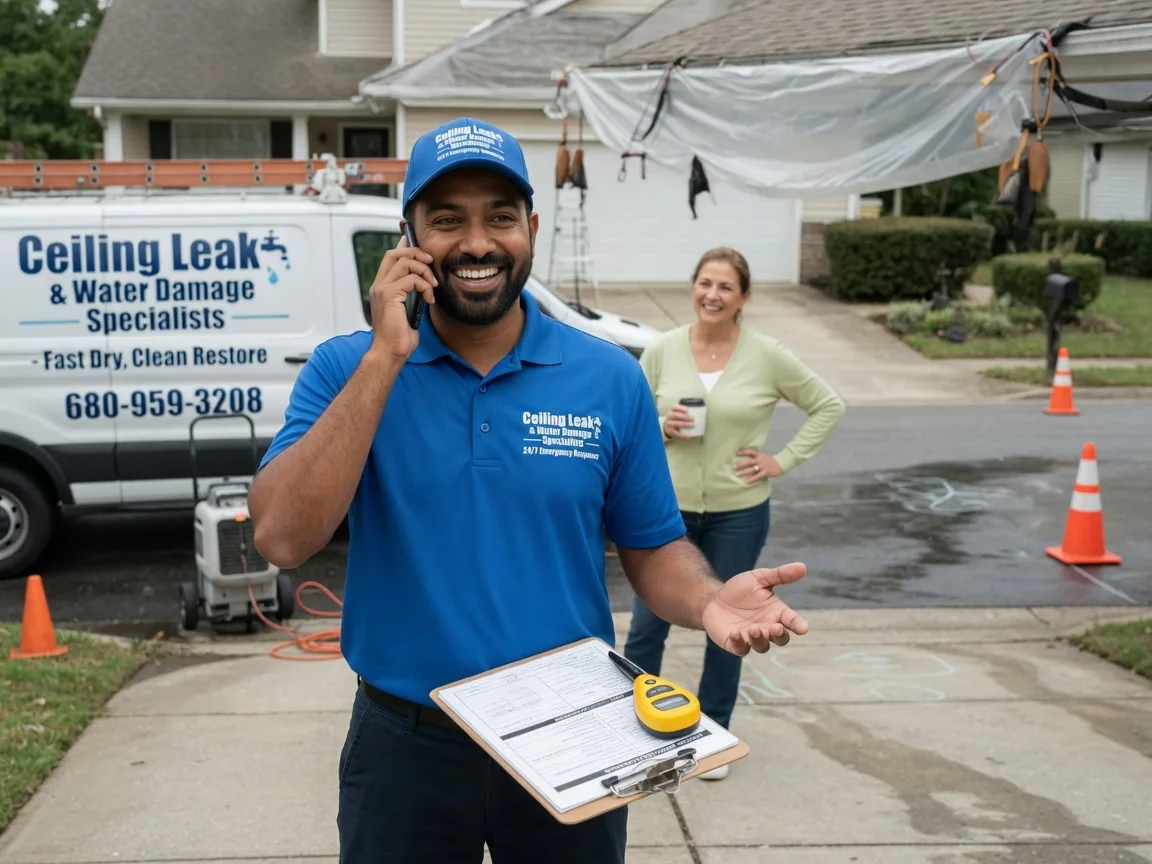 Ceiling Leak Cleanup Fort Belvoir, VA FAQs